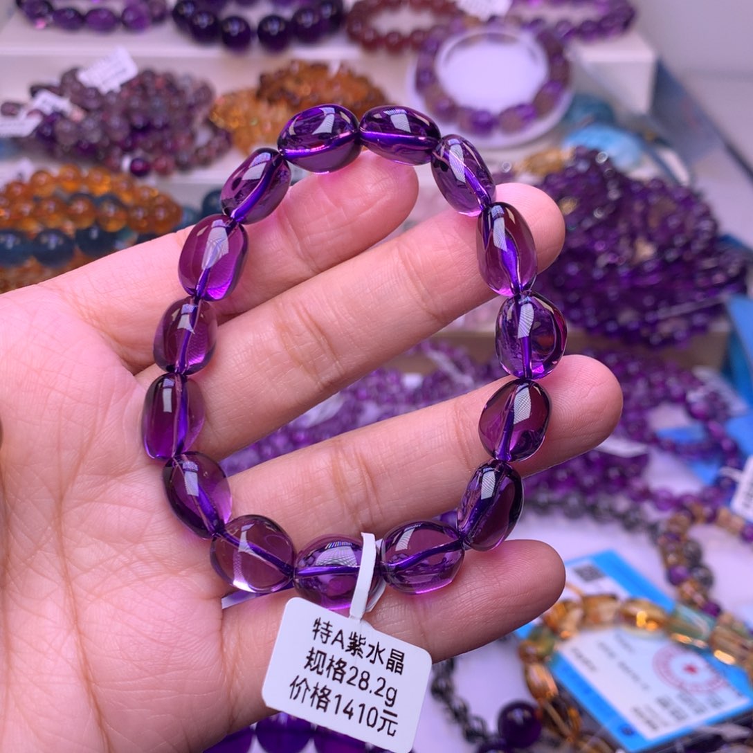 水晶手链未镶嵌烂***怂手链