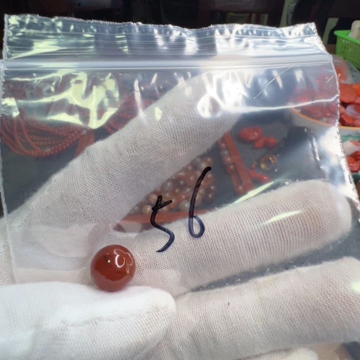 南红玛瑙未镶嵌配饰56号11.6mm