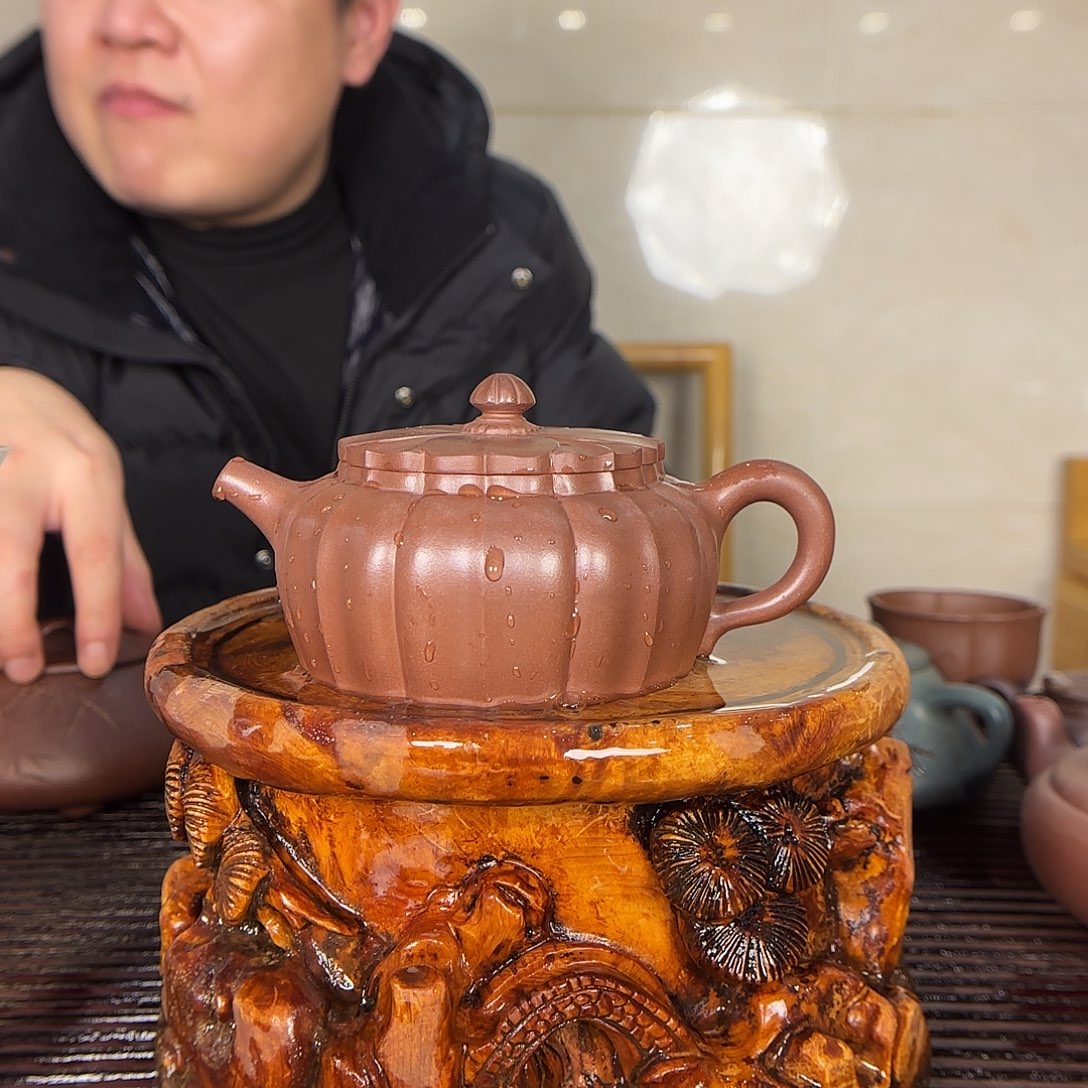 紫砂茶壶韩佳豪老师。330c c