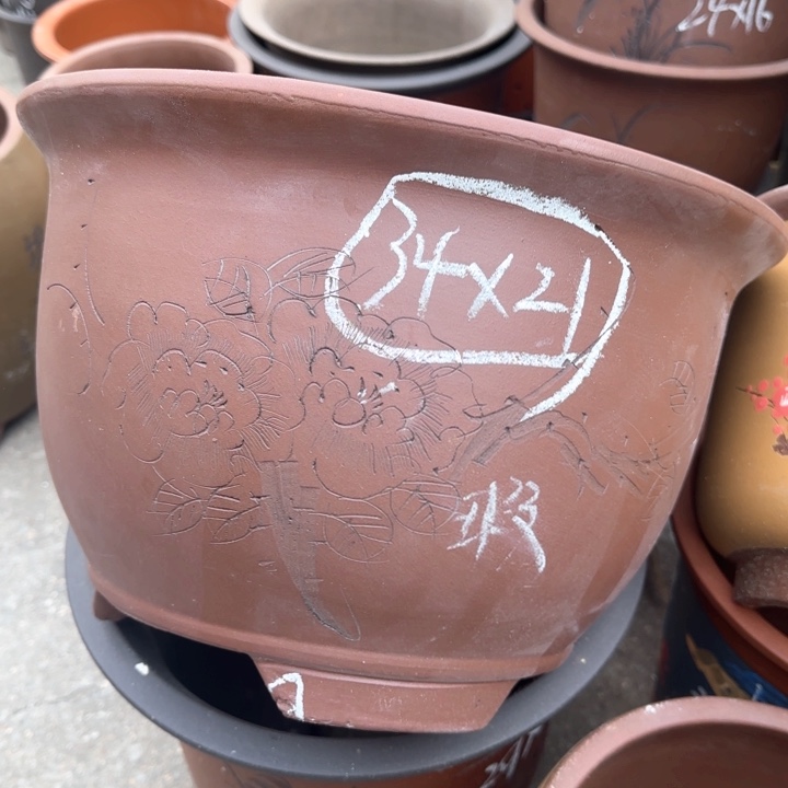 紫砂花盆特价清仓