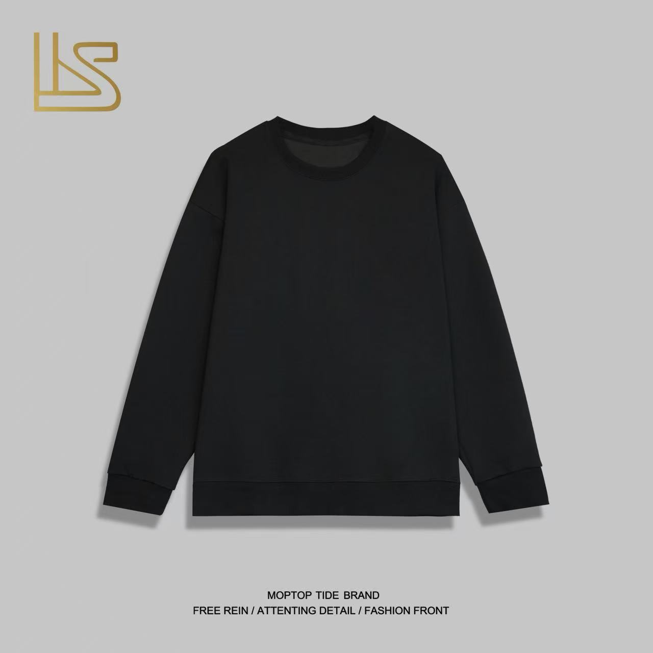 婵婵-45号-秋冬百搭时尚男士薄款T恤卫衣-TX21111