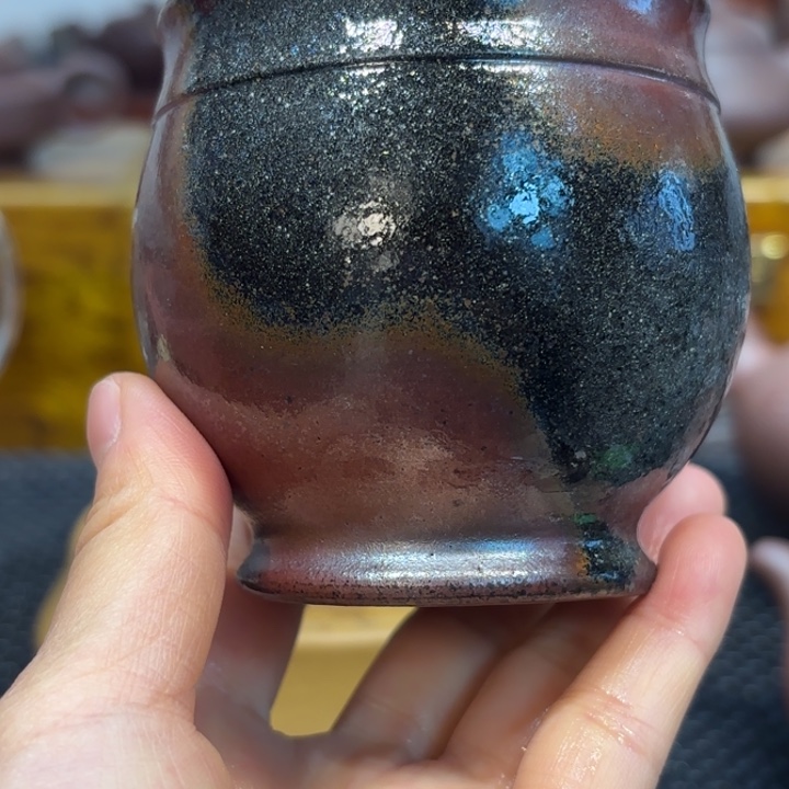 紫砂茶壶柴烧紫砂主人杯 容量170c c