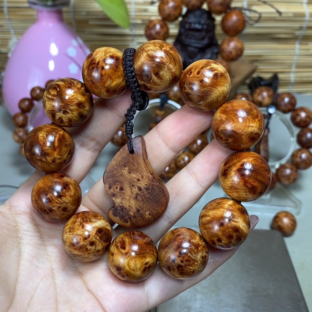 L***峰柏木（崖柏）手串/手链