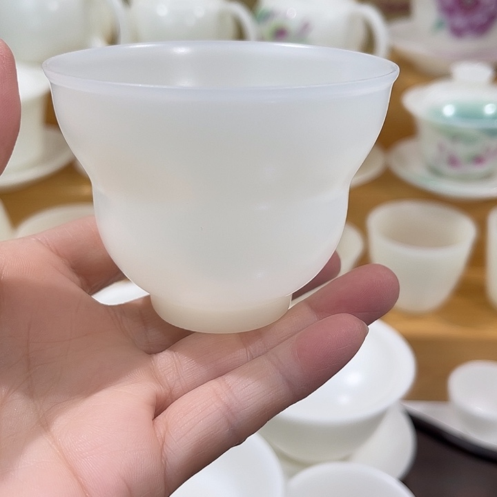 璞玉新材素烧葫芦主人杯100