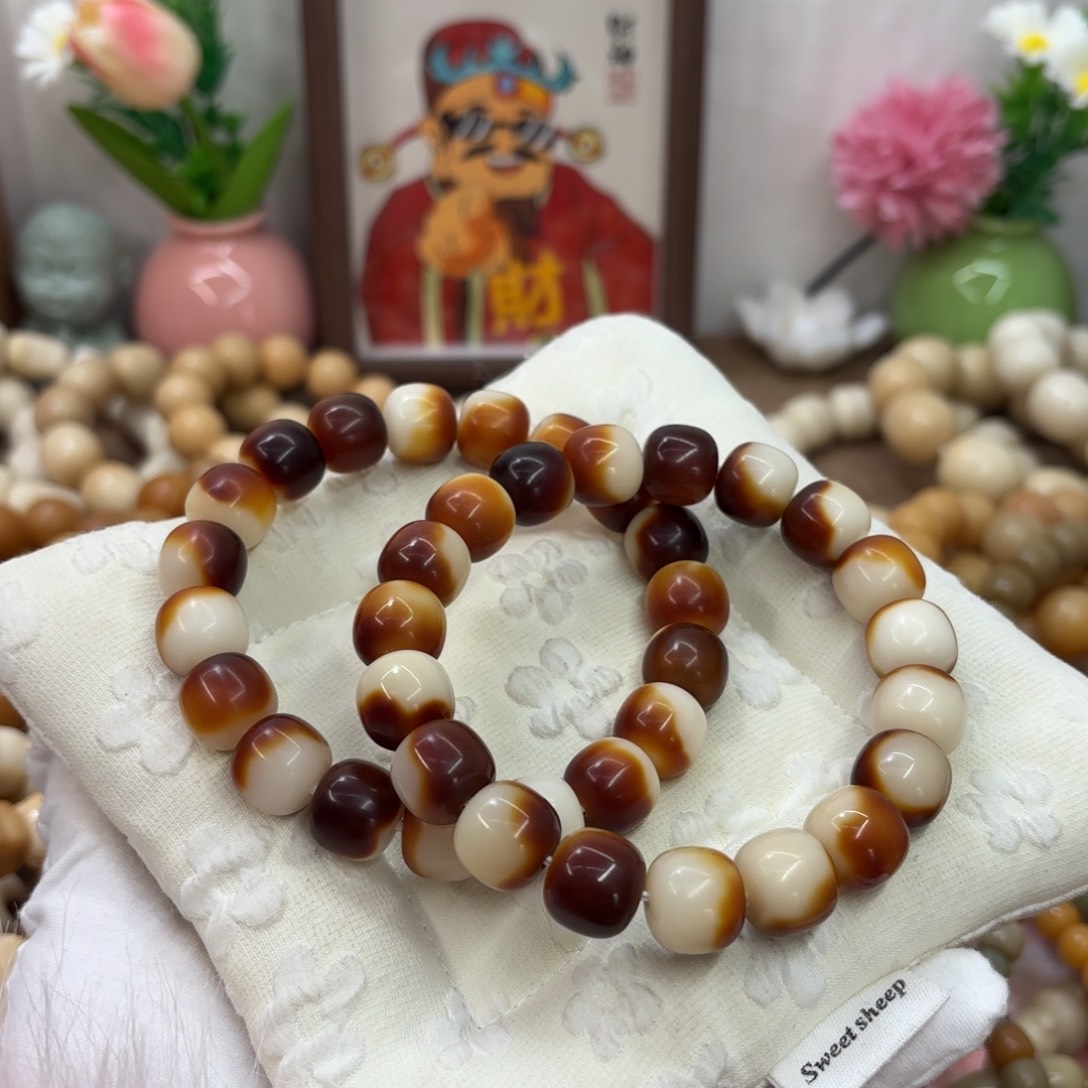 吊坠菩提根/象牙果14干磨焦糖牛乳桶