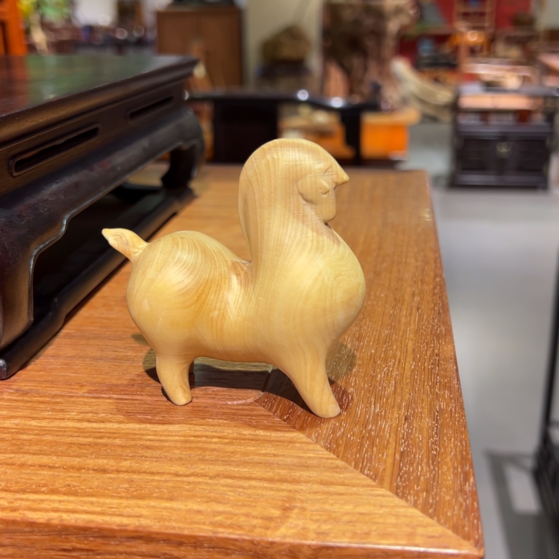 小***r成套家具乌木类黄杨木唐马