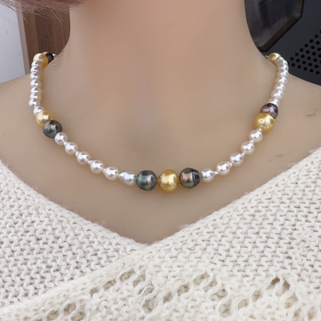 海水珍珠颈饰未镶嵌