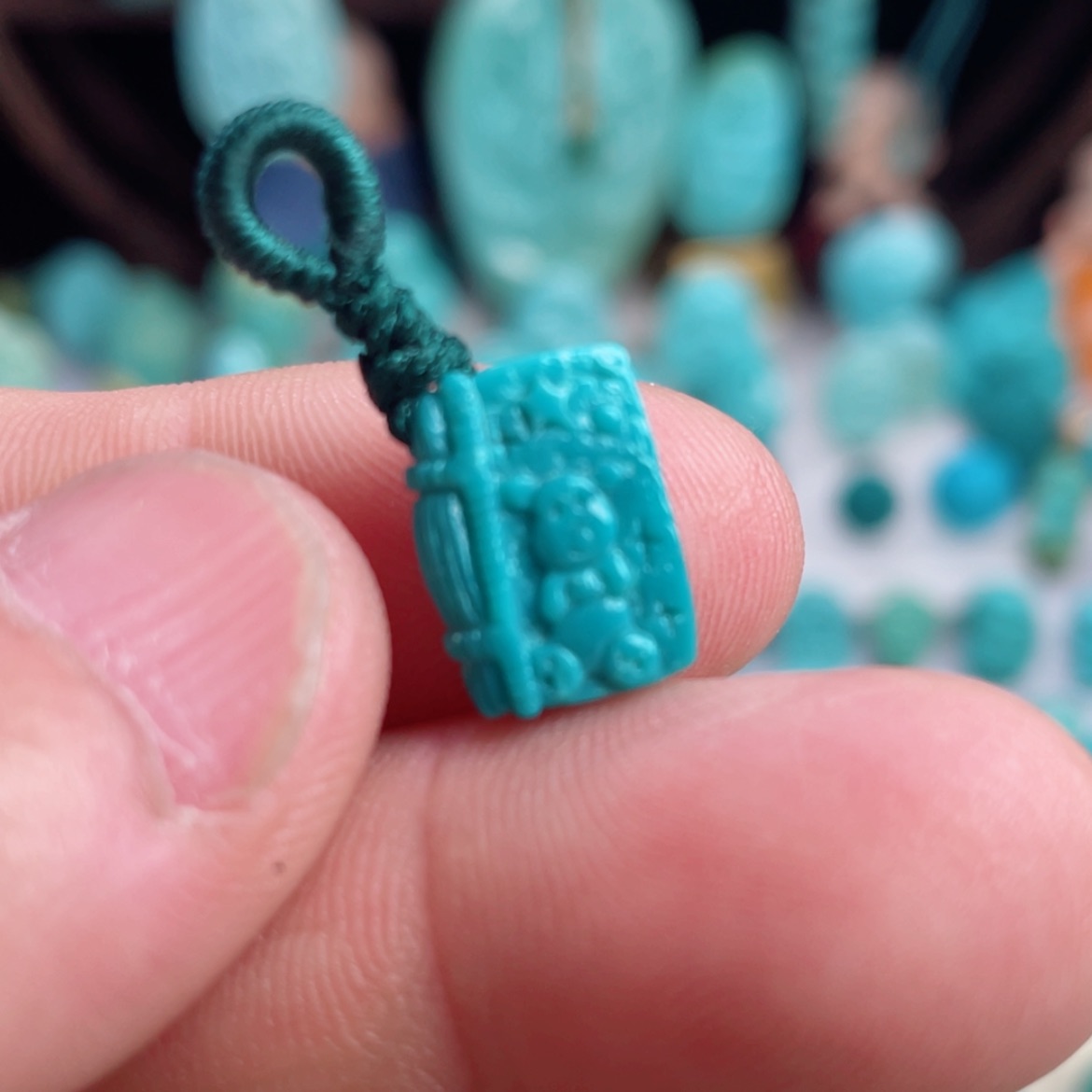 【闪购商品】绿松石吊坠(不含链)未镶嵌