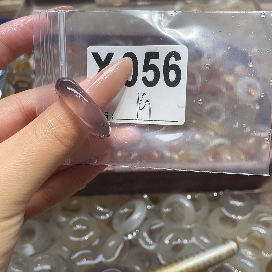 玛瑙/玉髓未镶嵌戒指056
