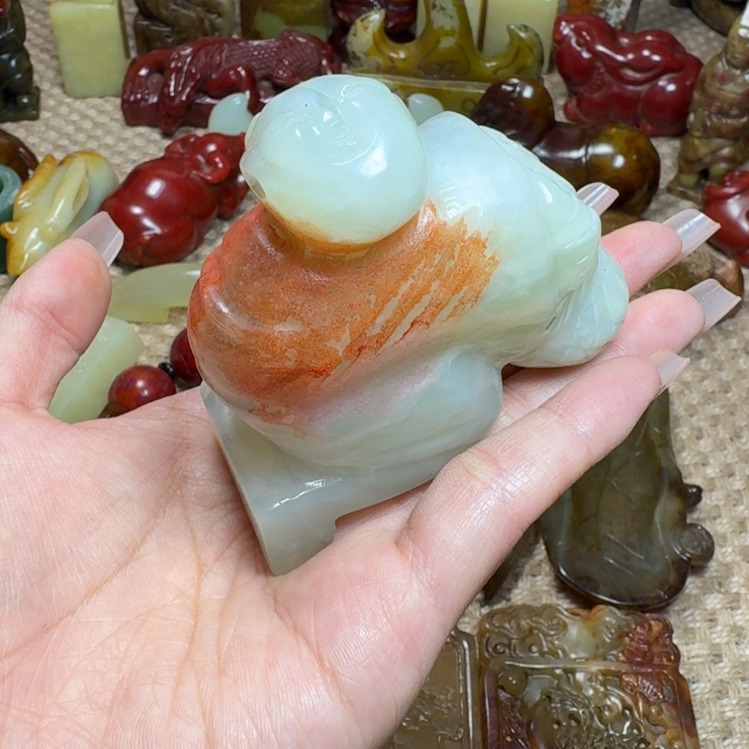 白玉菩提吊坠挂件
