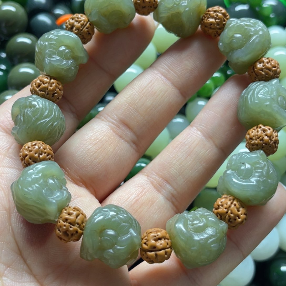 和田玉手链未镶嵌