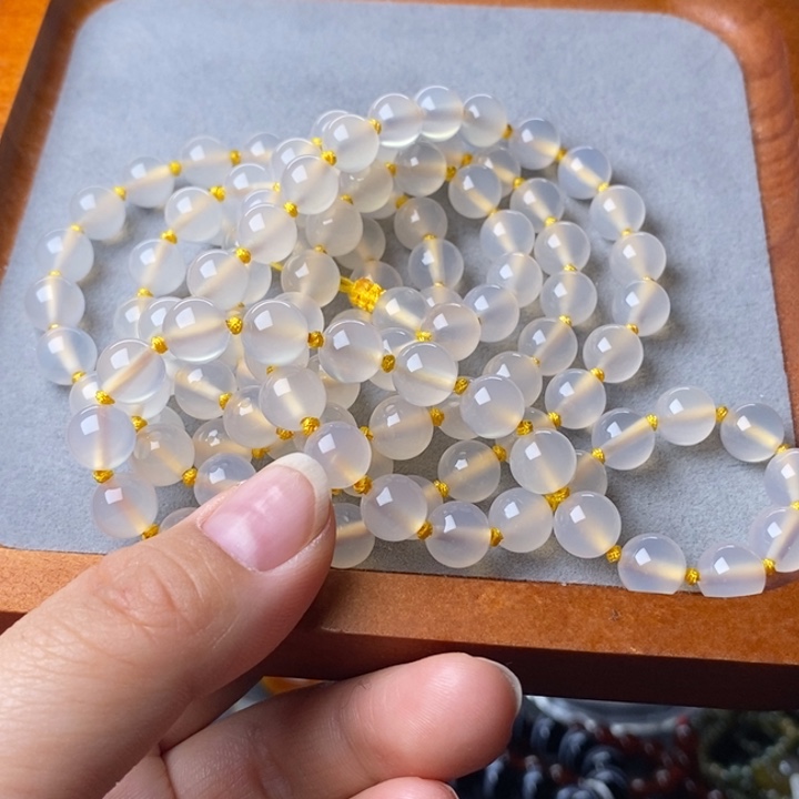 玛瑙/玉髓未镶嵌手链