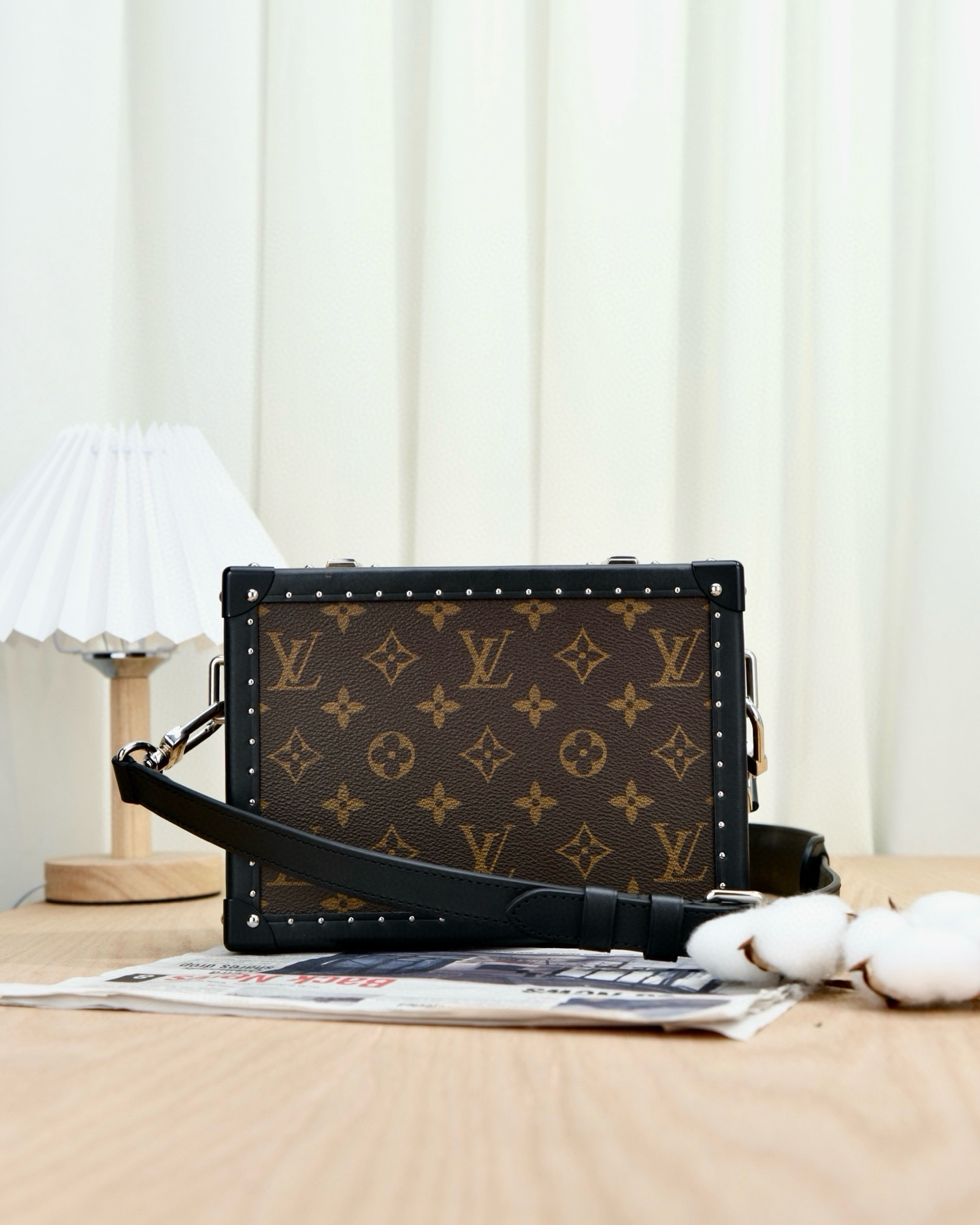 99新 LouisVuitton/路易威登 7110 Lv 棕花硬箱