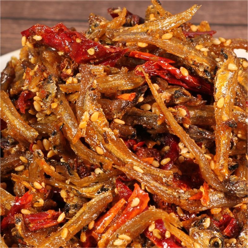 【满园兴】忆江城椒香小鱼70g*5袋组合装酥脆小鱼下酒菜开袋即食