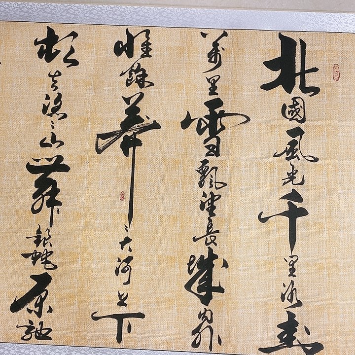 书法墨海游龙作品