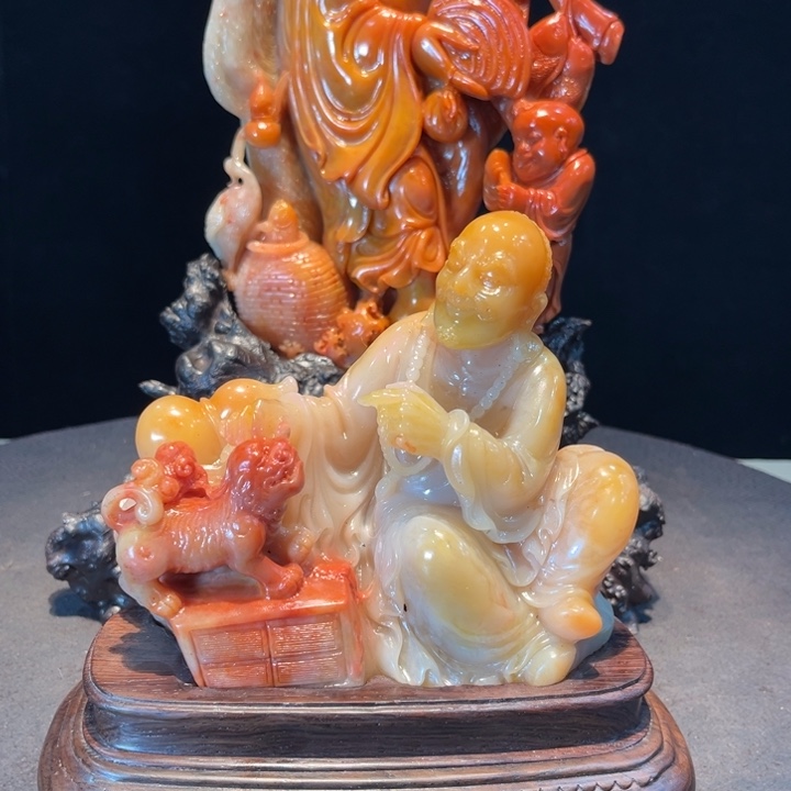 寿山石夜*寿山石摆件