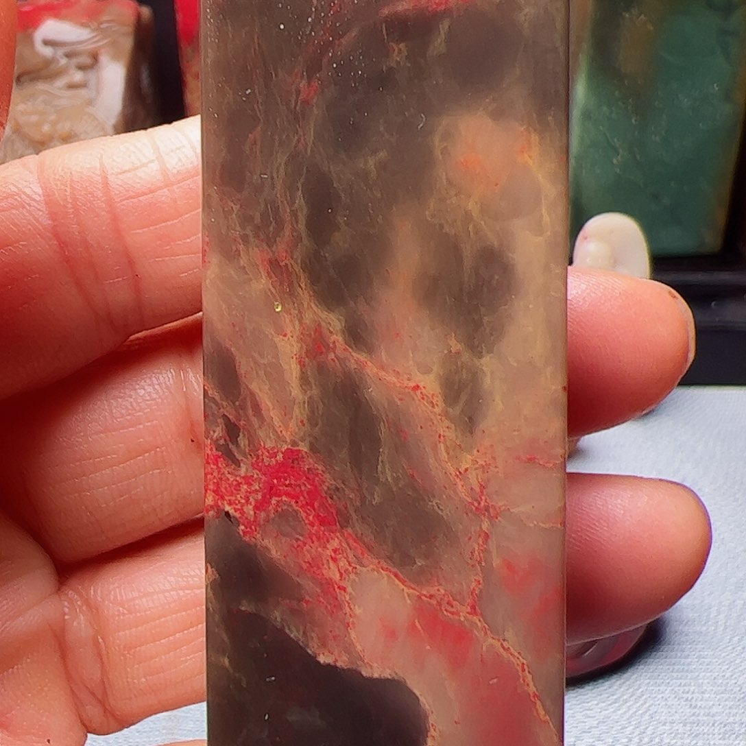 昌化石昌化鸡血石印章