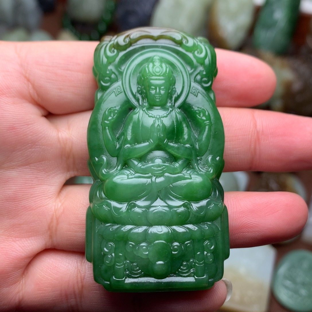 和田玉挂件未镶嵌