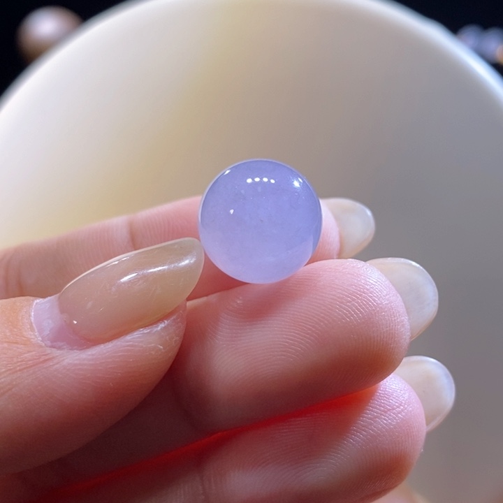 翡翠未镶嵌吊坠(不含链)翡翠冰红紫珠卡13.7