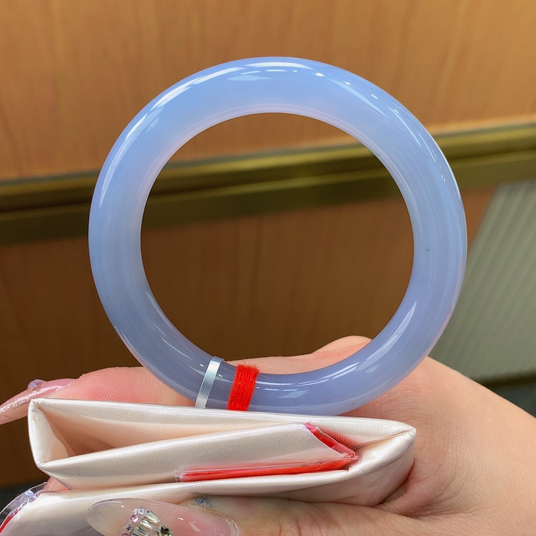 【闪购商品】未镶嵌手镯翡翠F91-52.7圆条