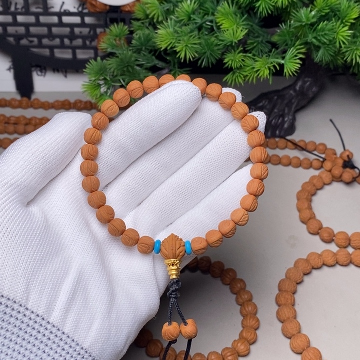 手串桃核玉龙脊手持