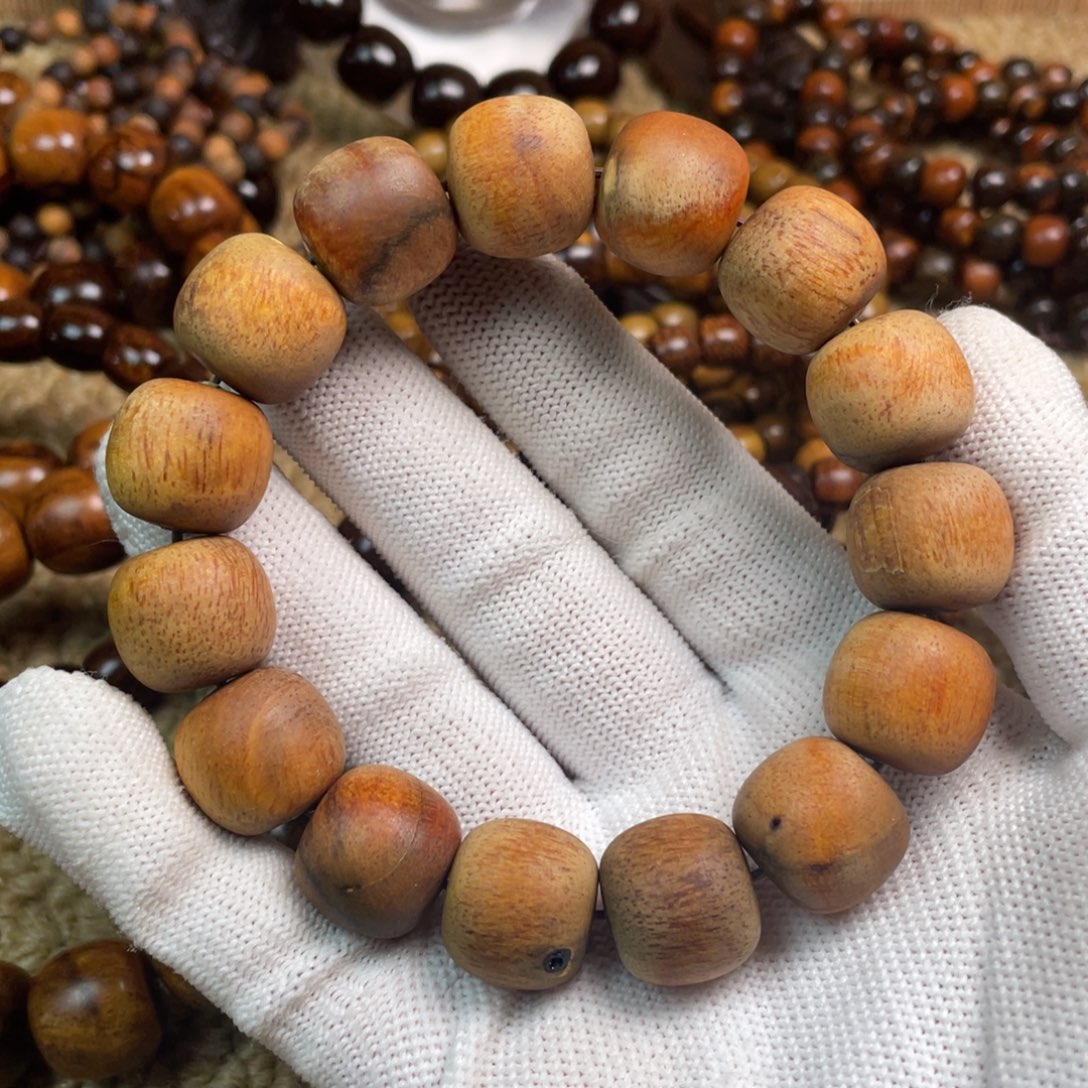 家***升贡木手串/手链印贡瑕疵1516.……