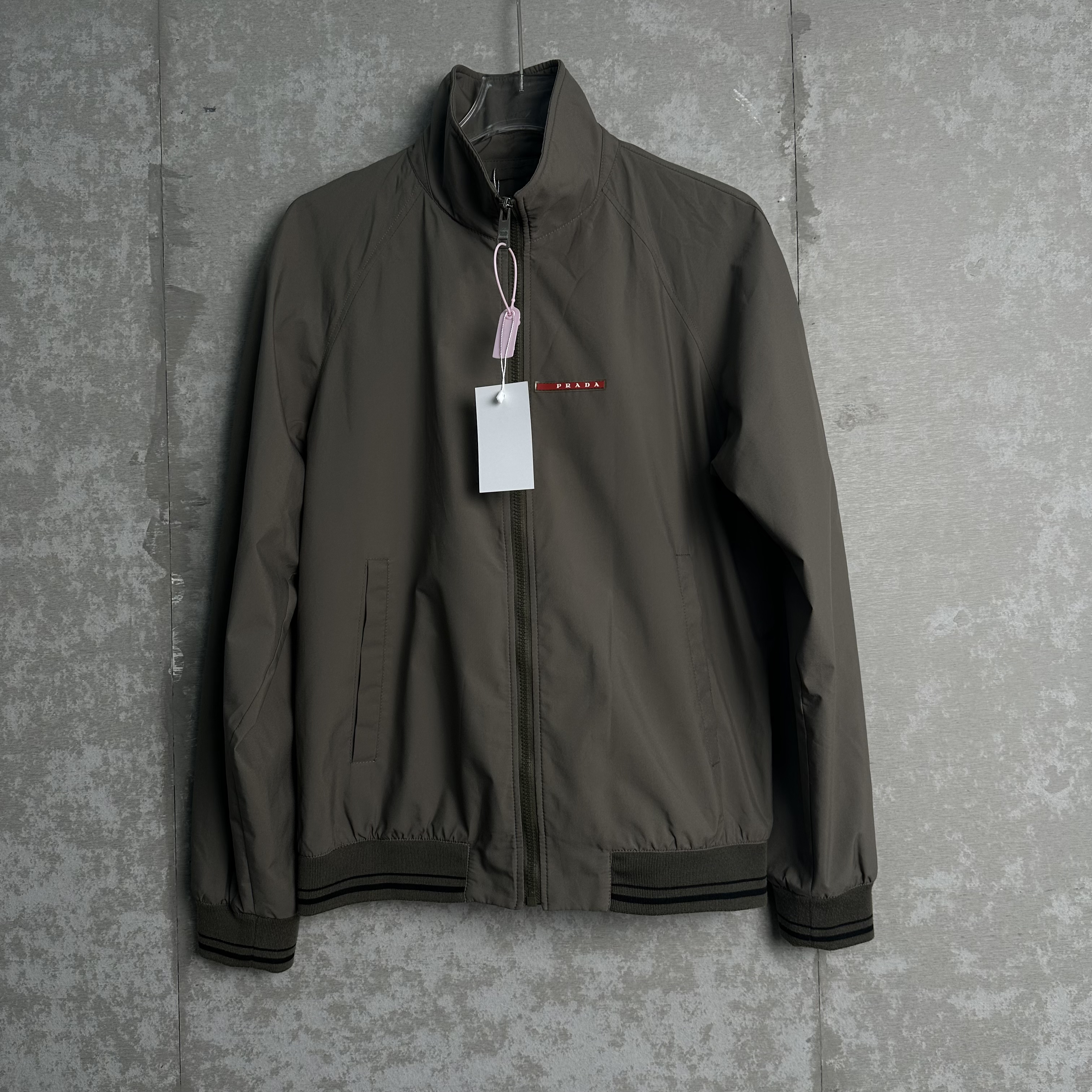 未使用 WE11 DONE 48*1/普拉达红标尼龙夹克外套/17982