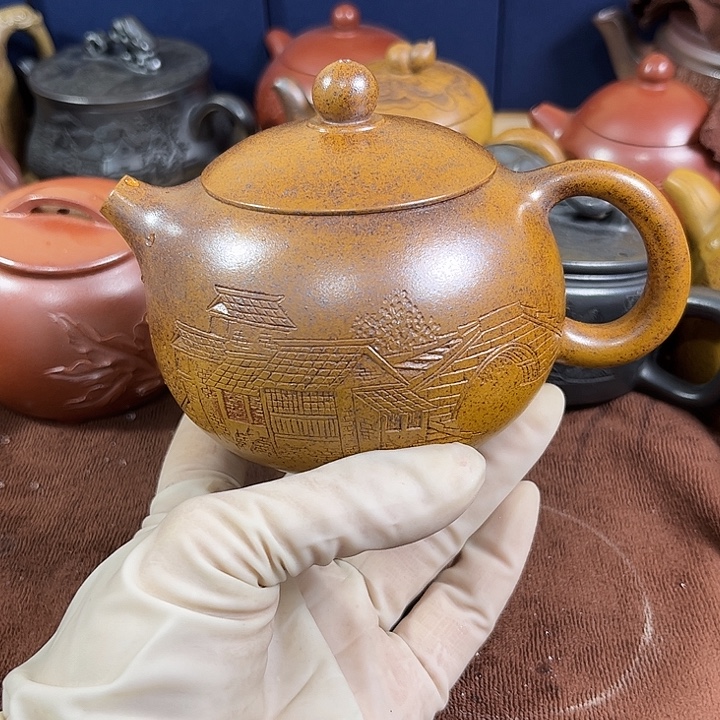 紫砂茶壶紫砂微瑕