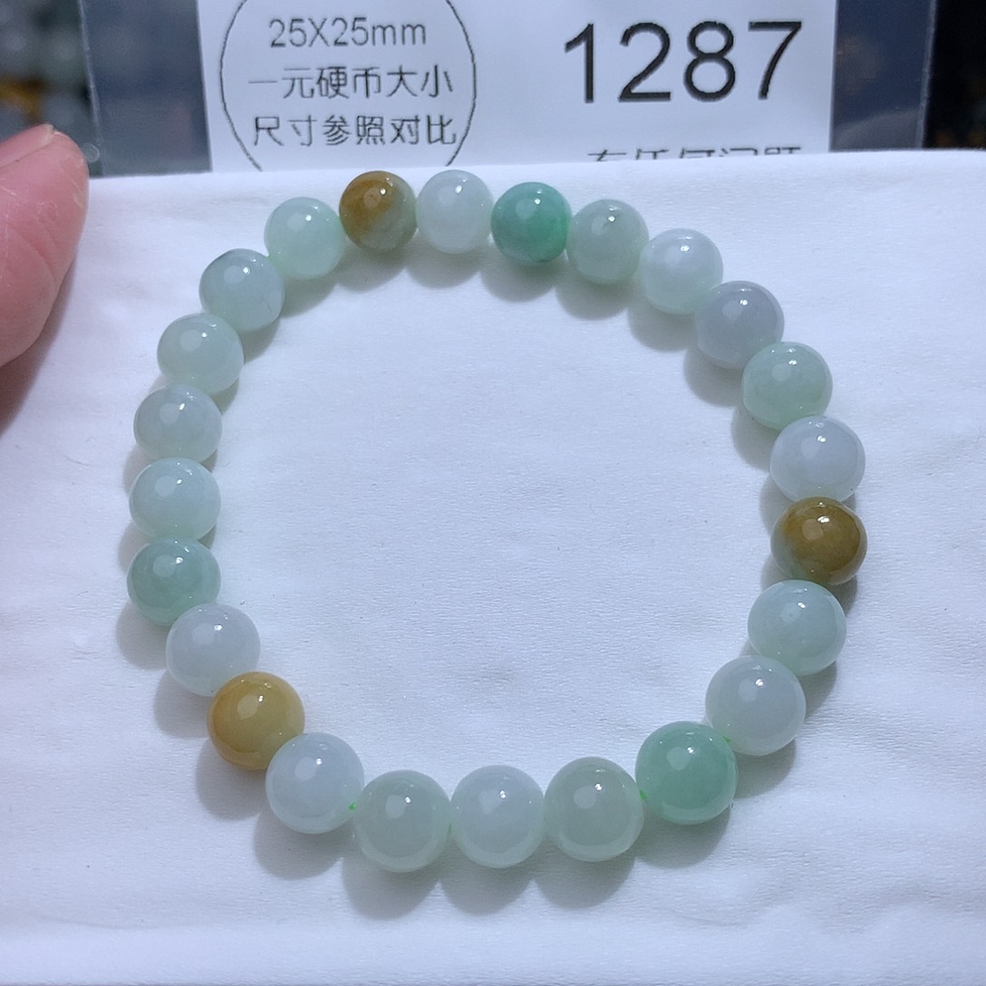 翡翠未镶嵌颈饰1287。