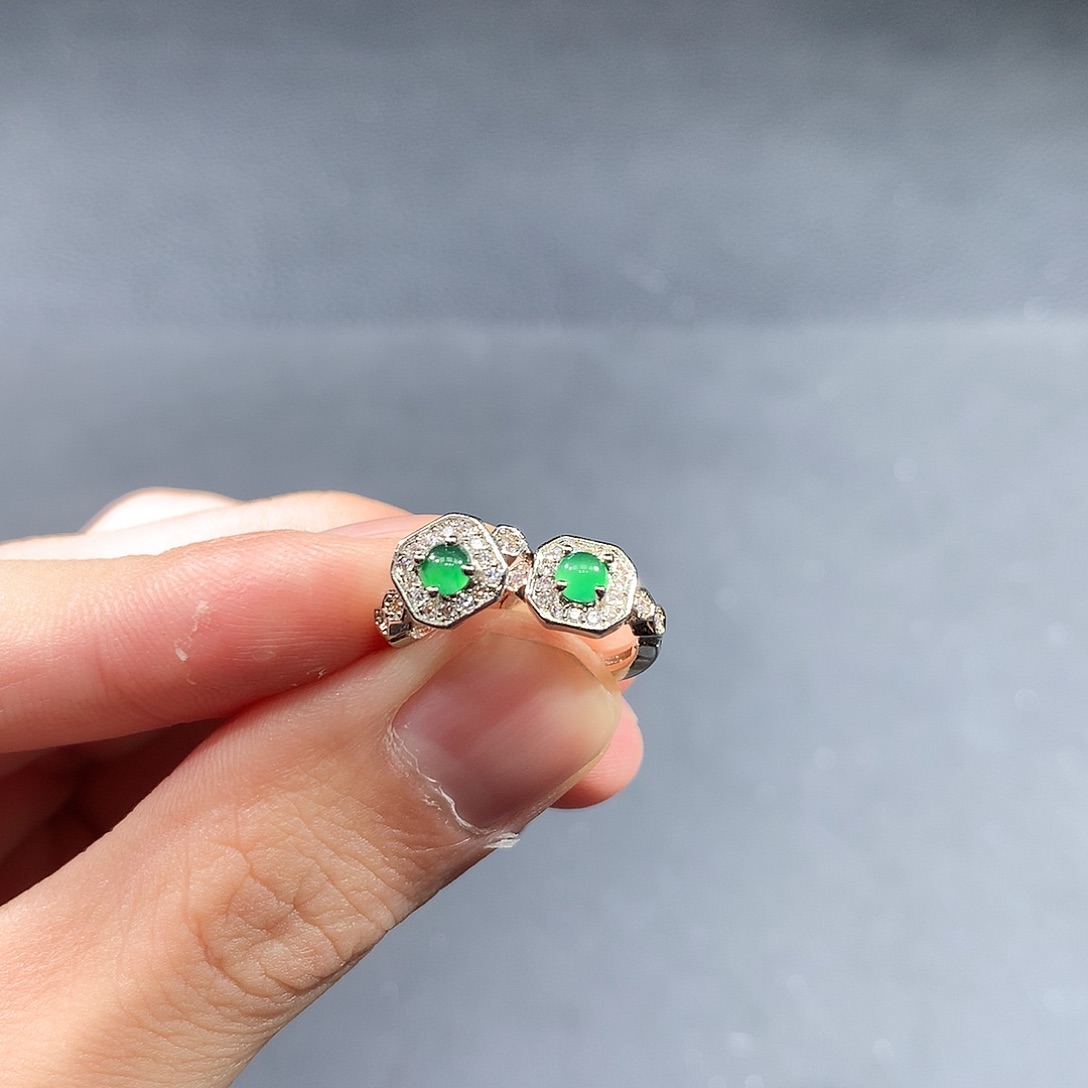 未镶嵌戒指翡翠翡翠