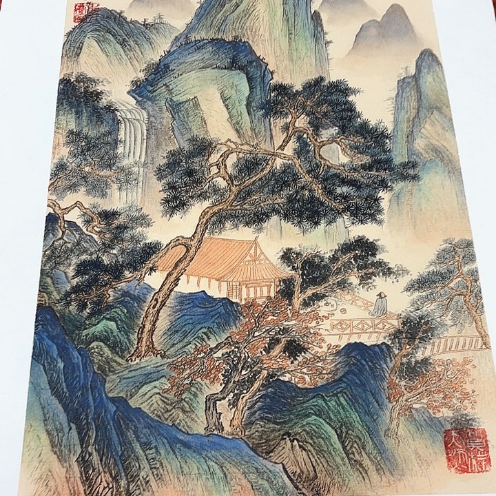 国画陈*荣李庆宣老先生去伪存真原作