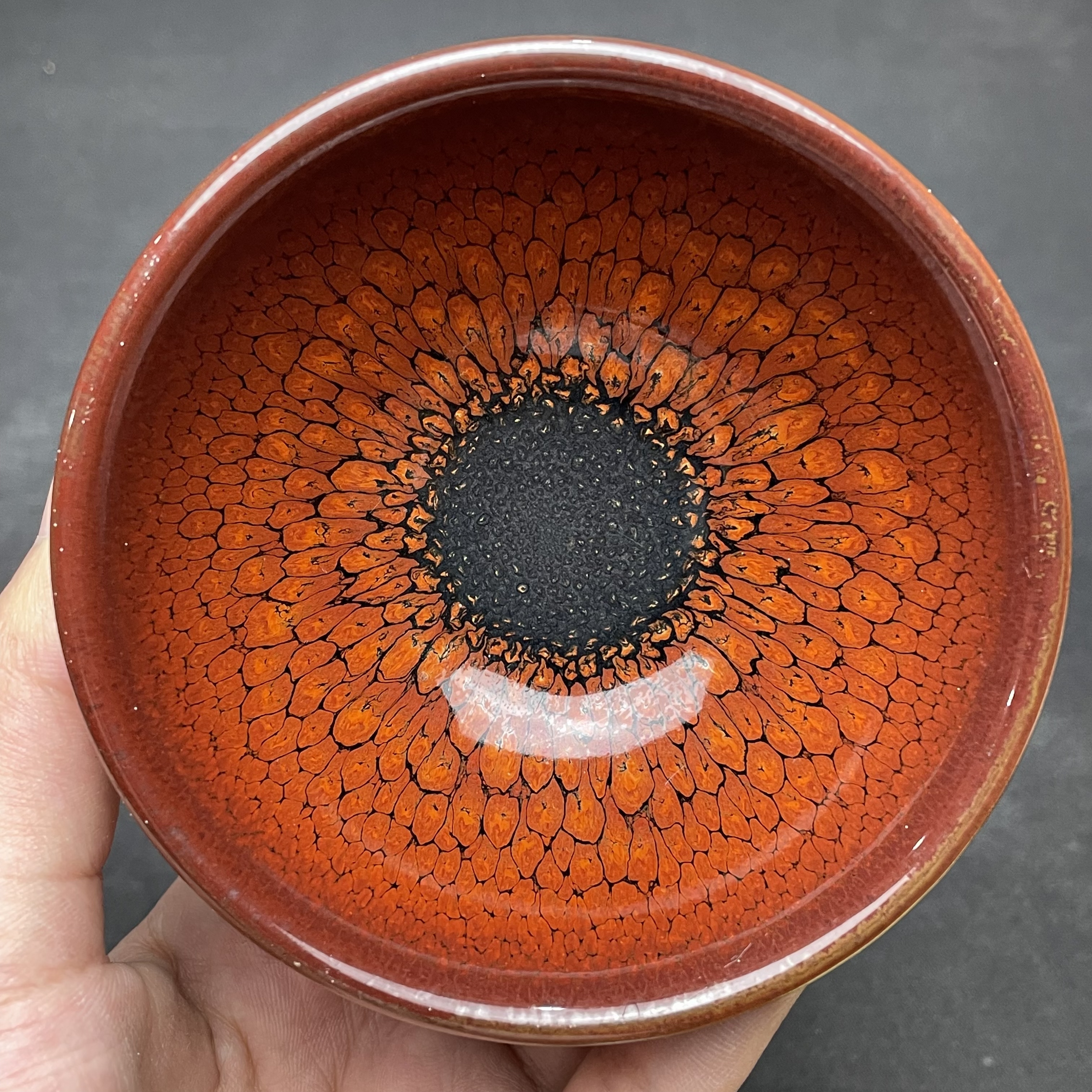 微瑕红鹧鸪建盏主人杯