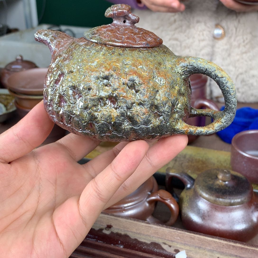 紫砂柴烧纯自然柴烧