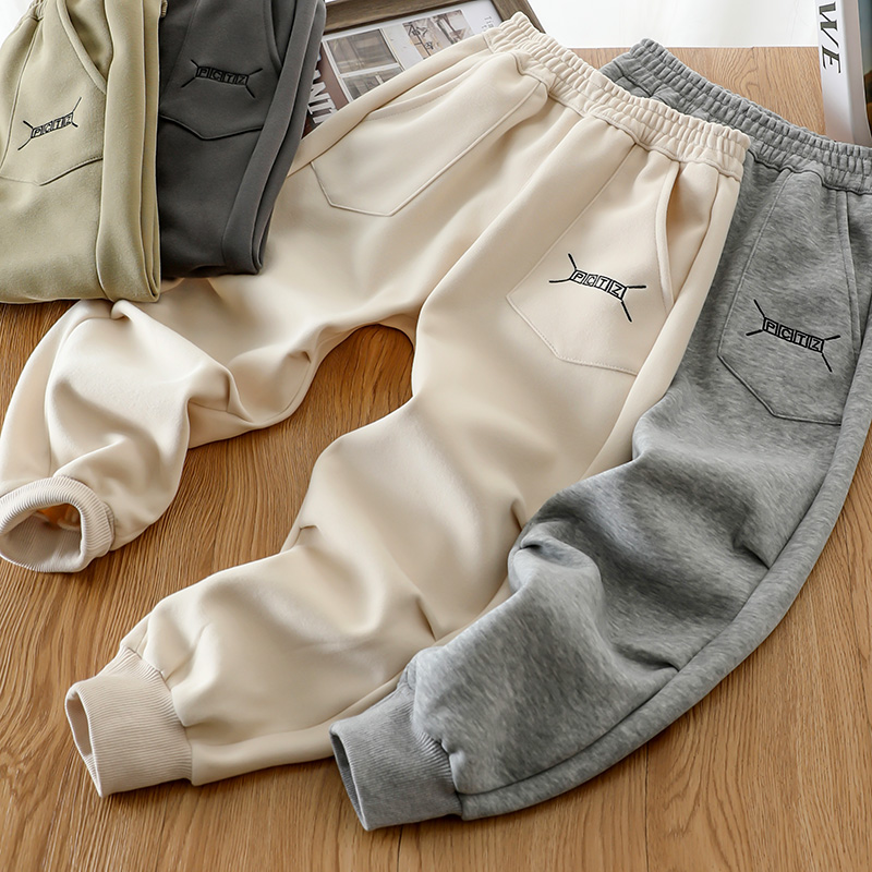 2025新款男童春秋款裤子儿童休闲卫裤中大童男孩秋装时髦运动长裤