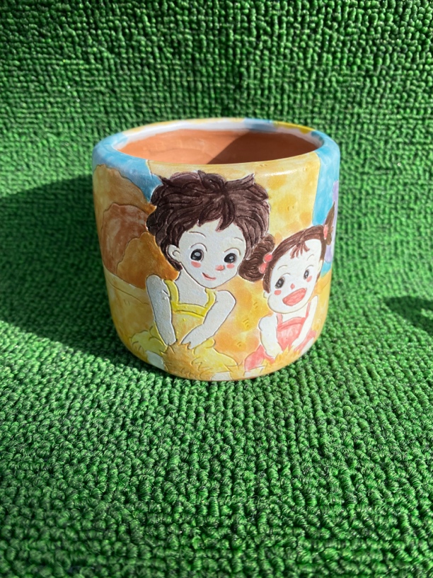 多肉花盆，默认微瑕，内口7高7.5