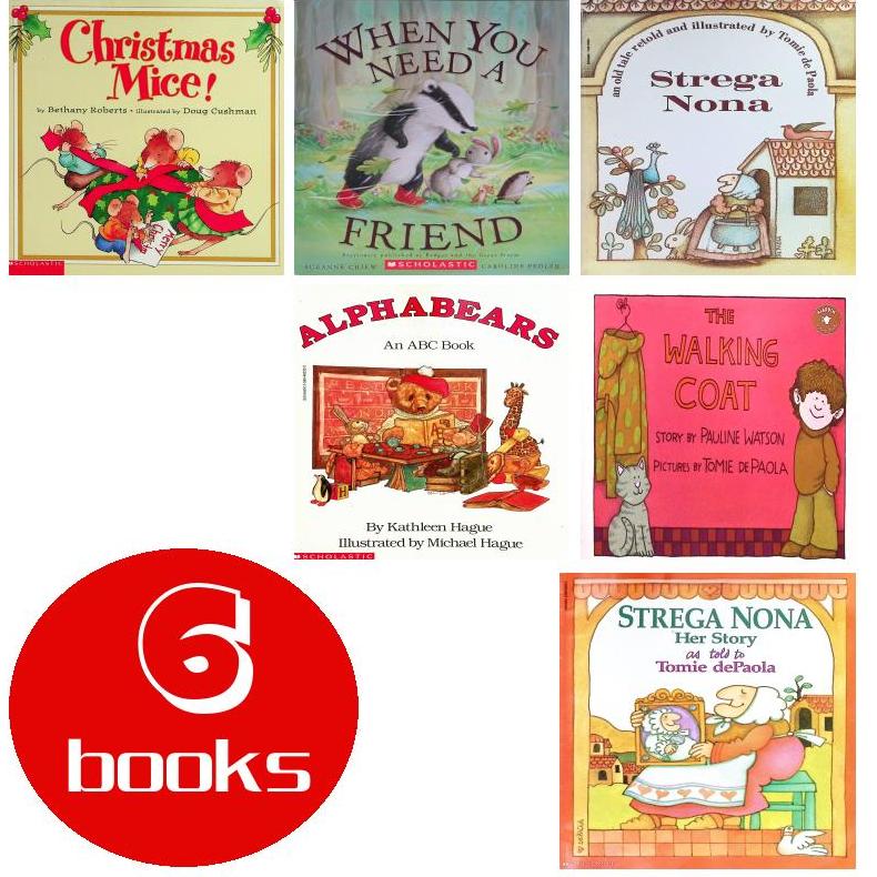 英文原版绘本6本93251021088