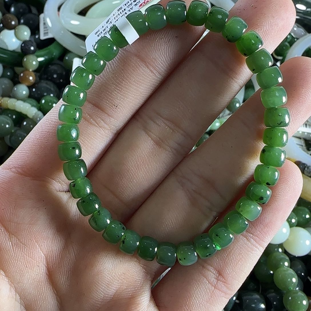 和田玉手链未镶嵌36