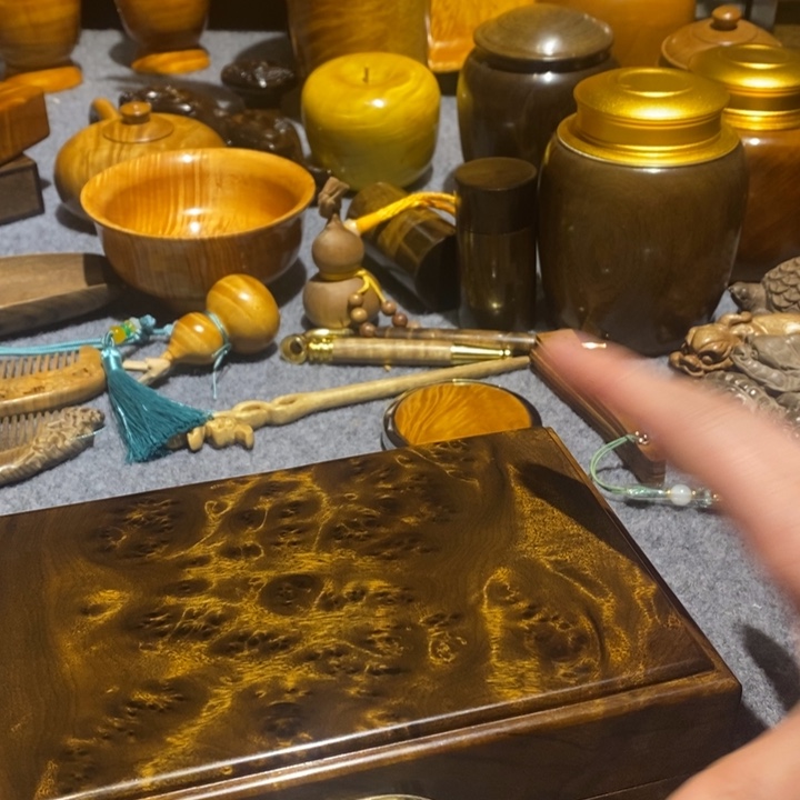 金丝楠乌木盒子阴沉木