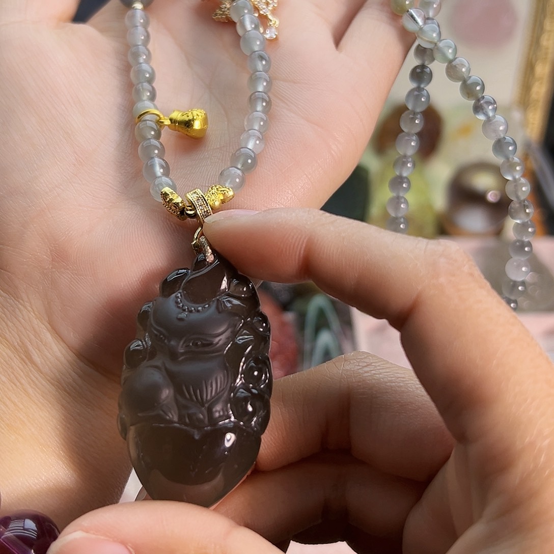 水晶颈饰未镶嵌水晶