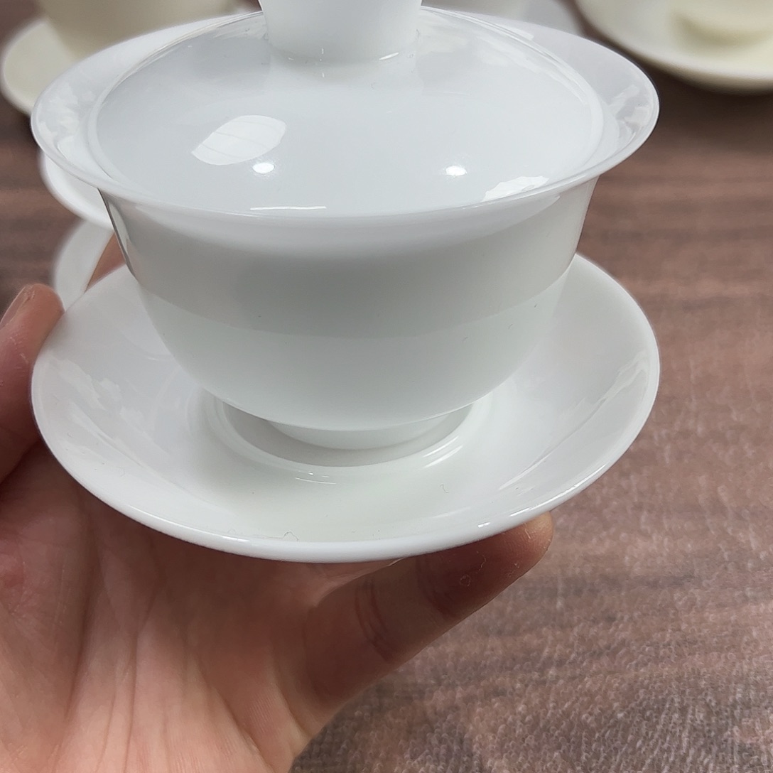 譕白德化白瓷茶具