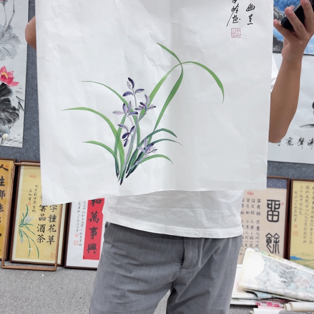 国画国画作品多次