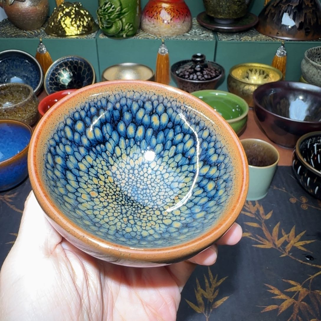 茶盏微瑕建盏，介意勿拍