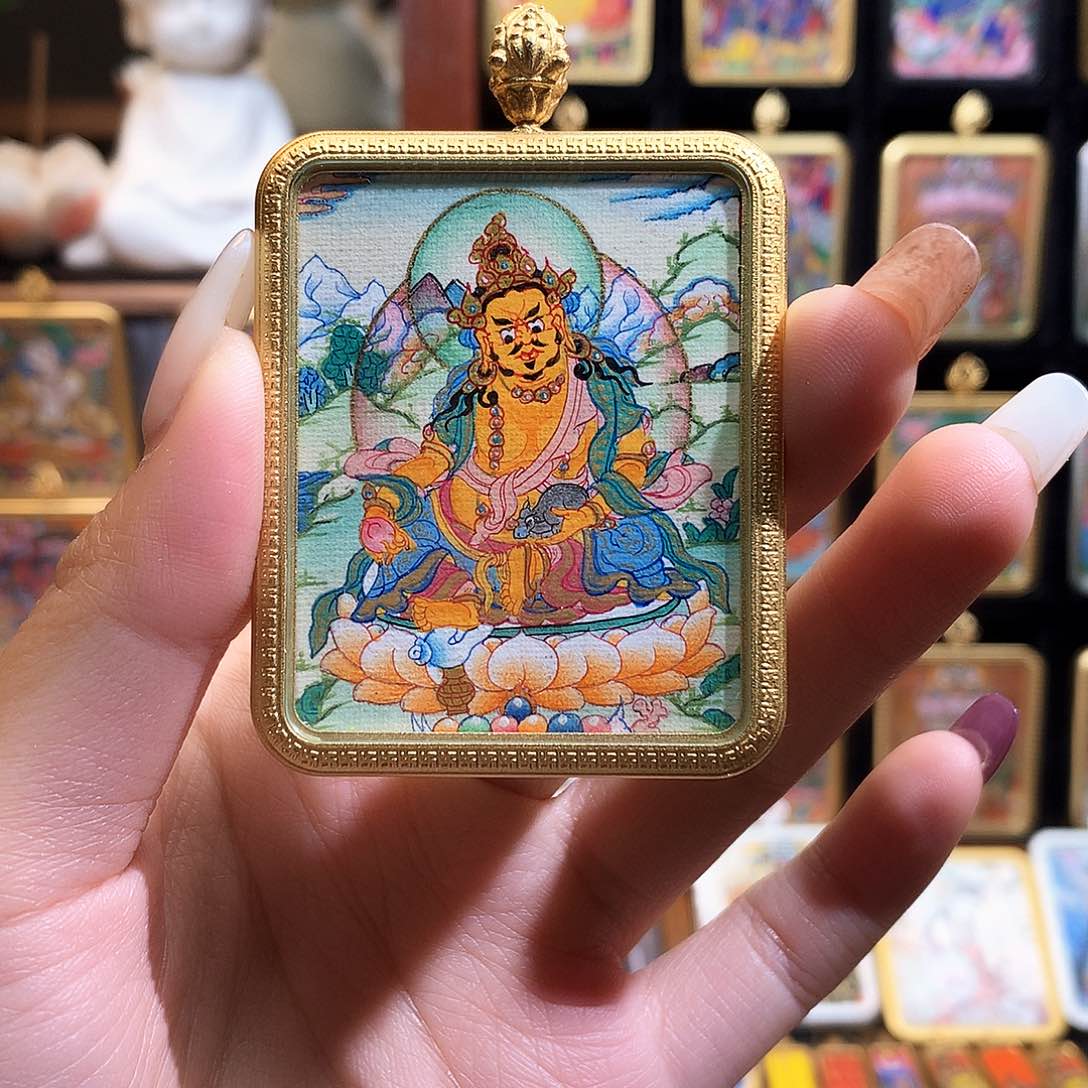 吊坠般若唐卡非遗传承