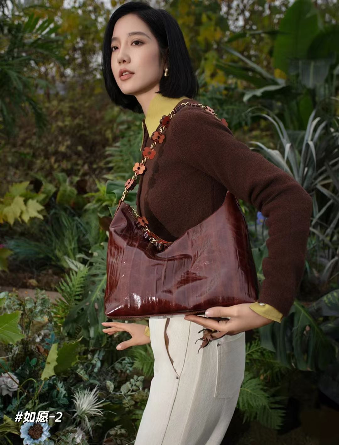 食草堂实体专柜时尚油蜡皮女包如愿—2