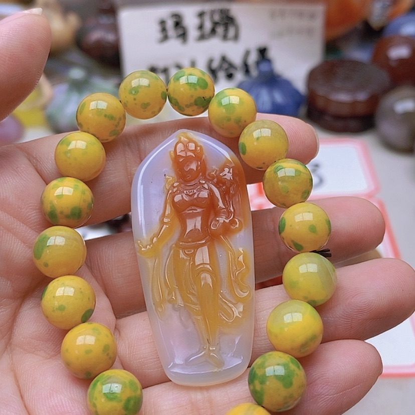 【闪购商品】未镶嵌玛瑙/玉髓珠宝半成品碧**?