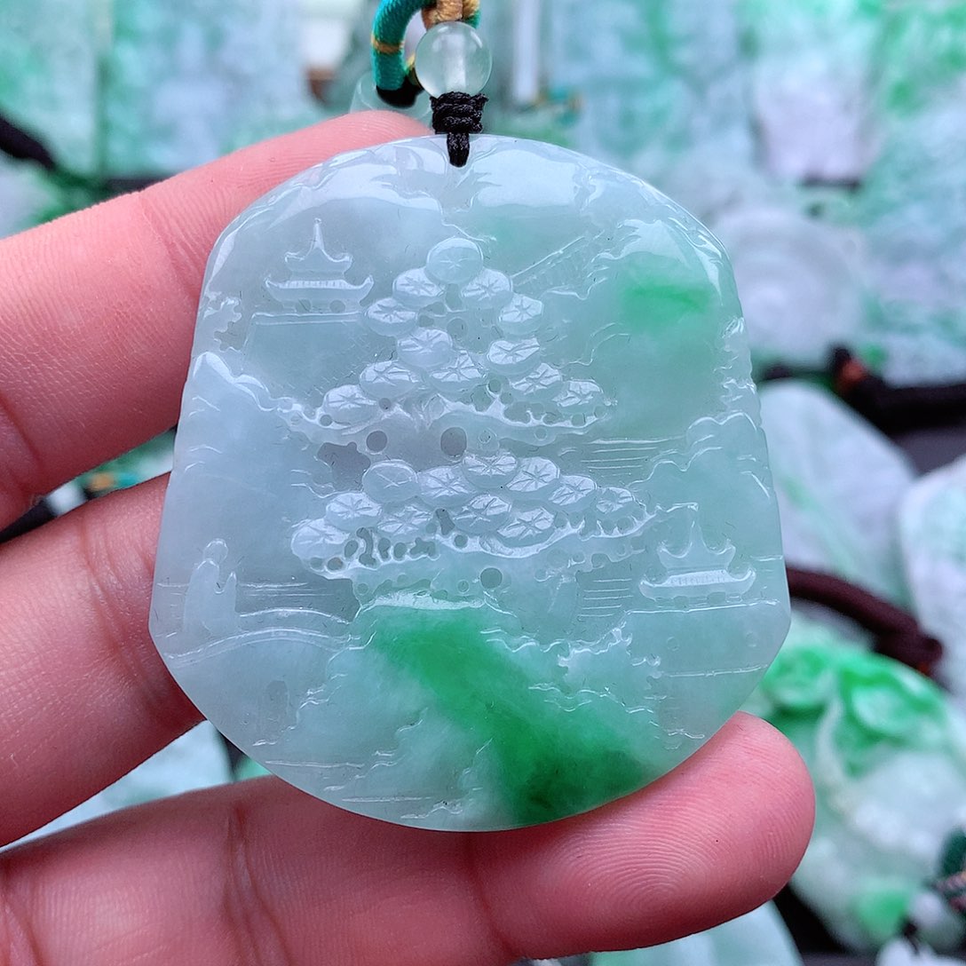 翡翠吊坠(不含链)未镶嵌