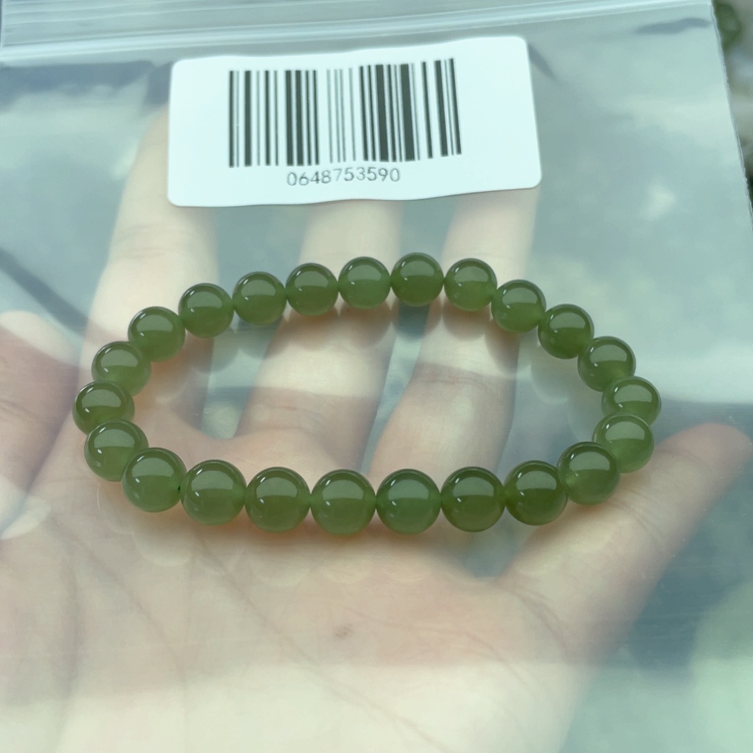 和田玉手链未镶嵌3****免