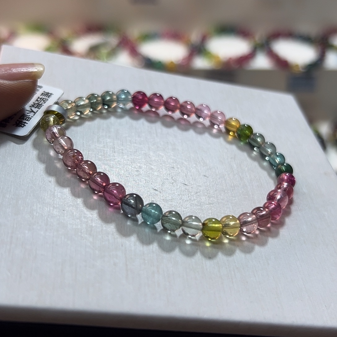 未镶嵌手链碧玺碧玺