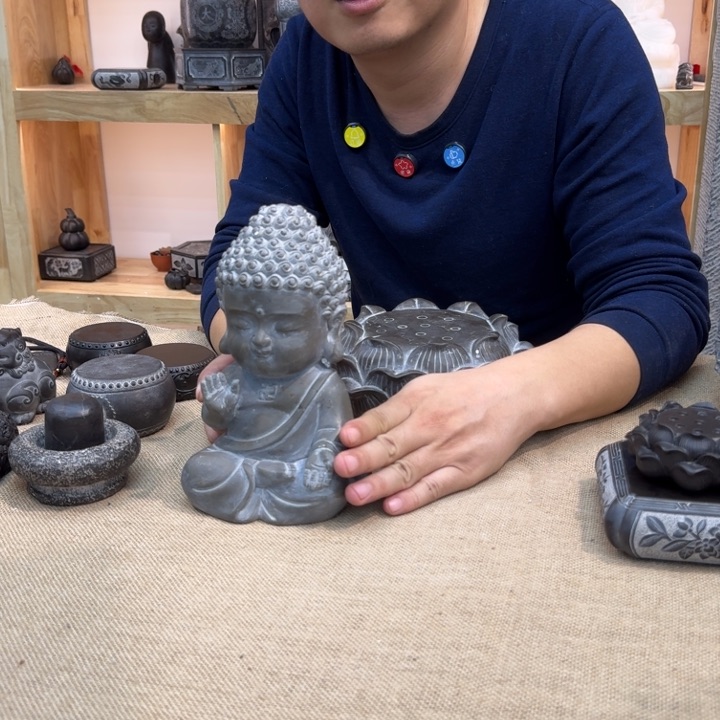 西安石晋錾石雕手工雕刻摆件