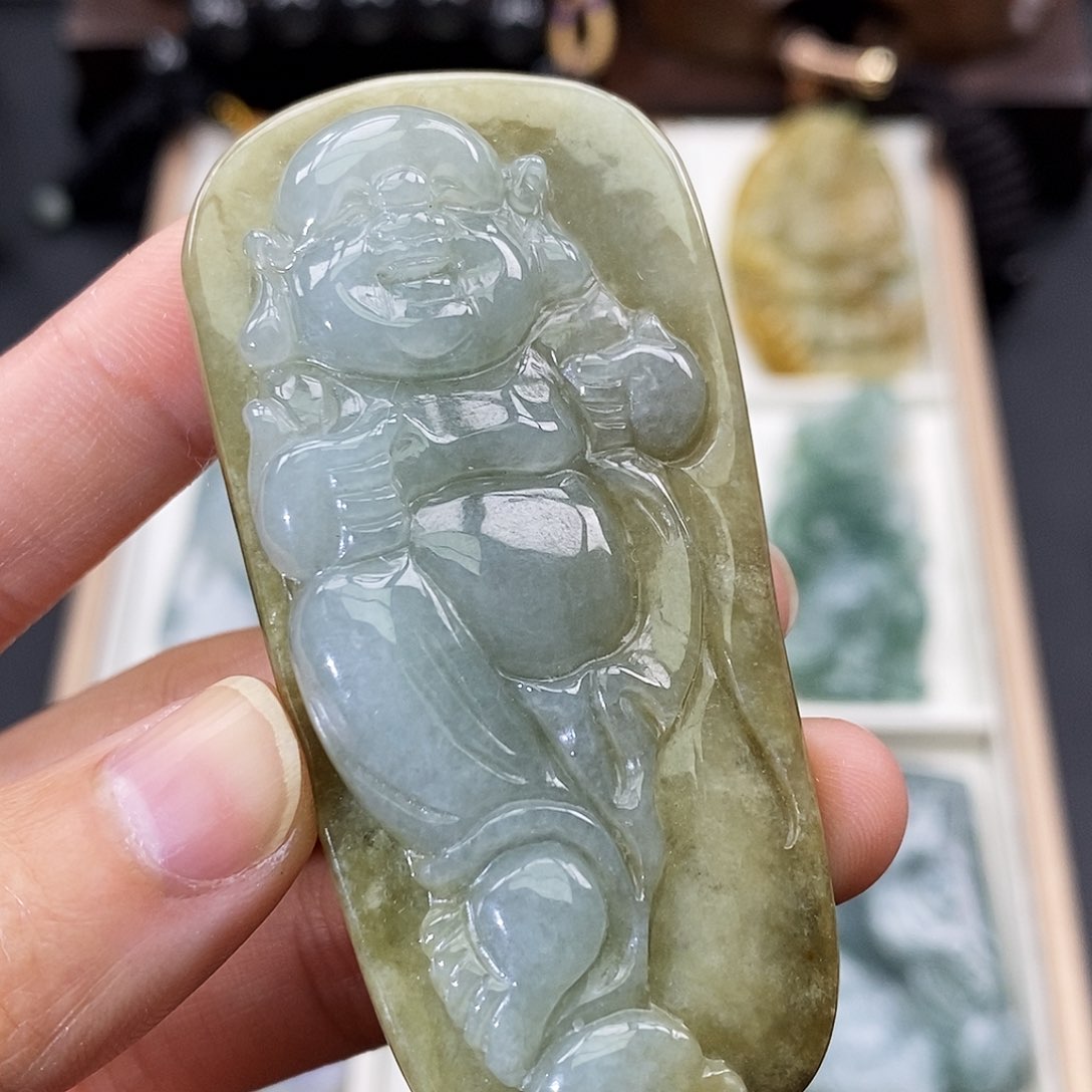 颈饰未镶嵌翡翠缅甸翡翠a货